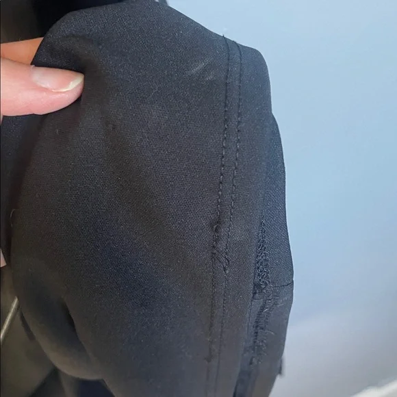 Lily Rose size small black sheer shirt dress with accented collar dark academia - Picture 11 of 12